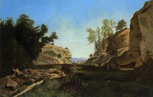 Chinchin Valley At Ile-sur-la-sourgue, Vacluse — Paul Camille Guigou