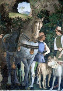 Ducalpalace - Suite Of Cardinal Francesco (detail) — Andrea Mantegna, Renaissance