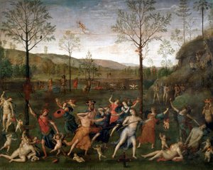 Combat Of Love And Chastity — Pietro Perugino, Renaissance