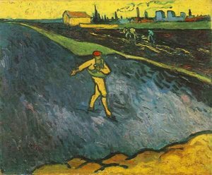 El Sembrador, Periferia De Arles Con El Fondo — Vincent Willem Van Gogh, Postimpresionismo