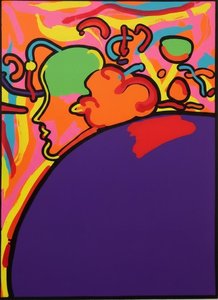 Electric Pulse: A Vibrant Symphony Of Kinetic Forms And Chromatic Shadows — Caroline Pelletier, Aggressive Confrontational Pop
