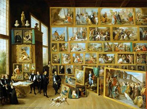 Archduke Leopold Wilhelm S Studio — David Teniers Mlajši, Baroque