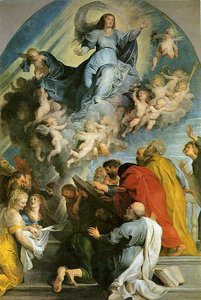 Assumption Of Virgin — Peter Paul Rubens, Baroque Splendor
