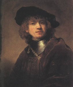Selfportrait Uffizi — Rembrandt, Baroque