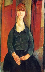 Florista — Amedeo Modigliani, Expresionismo