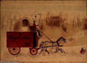 The royal mail van
