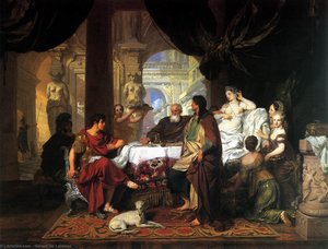 Cleopatra's Banquet — Gérard De Lairesse, Baroque Painting