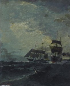 Boats At The Sea — 康斯坦丁诺斯·沃拉纳基斯, Realism