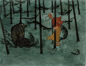 La Peur Dans Les Bois — Hugo Simberg