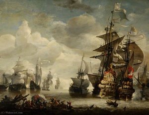 Capture Of The Royal Prince By Admiral De Ruyter In (1666) — Hendrik Van Minderhout