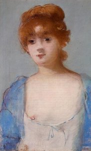 Young Woman In A Negligee — Édouard Manet, Impressionism