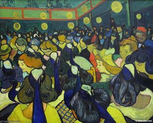 La Salle De Danse A Arles — Vincent Willem Van Gogh, Post-impressionism