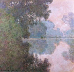 Morning On The Seine, Near Giverny — 克劳德·莫奈, Impressionism