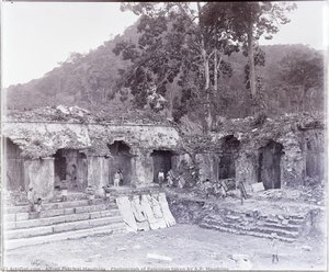 Photograph Of Palenque Taken By A.p. Maudslay — Alfred Percival Maudslay