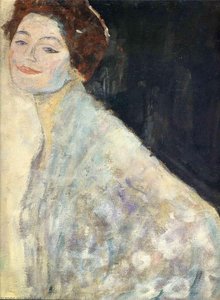 Portrait Of A Lady In White (unfinished) — გუსტავ კლიმტი, Symbolism