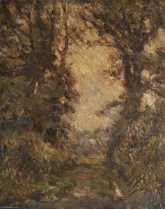 Trees And A Path — Margaret L. R. Tudor