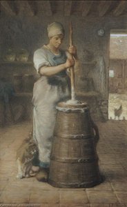 Die Butterfrau — Jean-françois Millet