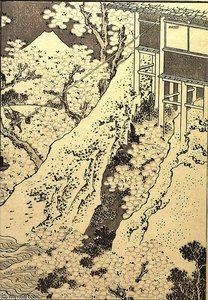 Fuji Přes Květiny — Hokusai Kacušika, Japanese Romanticism