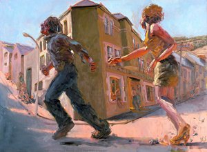 Running Away With The Hairdresser — Kevin Sinnott, Contemporary Realism