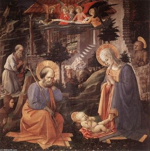 Adoration Of The Child — Filippo Lippi, Renaissance