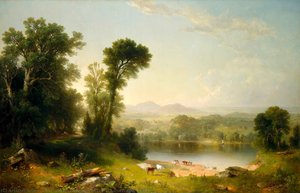 Pastoral Landscape, 1861 — Asher Brown Durand, Hudson River School