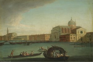 Venice, a view of the redentore in july