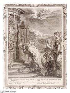 Picart Oeneus King Of Calydon Having Neglected Diana In A Sacrifice Is Punished For His Impiety