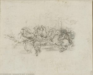 A Cavalcade — Leonardo Da Vinci, High Renaissance