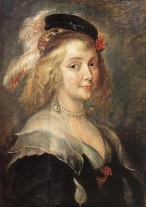 Portrait Of Helena Fourment — Petar Petrovič Rubins, Baroque
