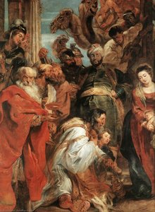 The Adoration Of The Magi (detail) — Πιερ Πολ Ρούμπενς, Baroque Splendor