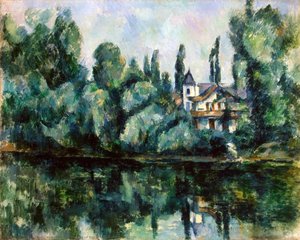The Banks Of The Marne — Paul Cézanne, Post-impressionism
