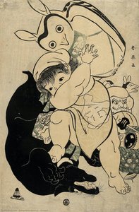 Kintarō — Katsukawa Shun'ei