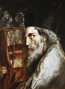 Rabbi Carrying The Torah — Simeon Solomon