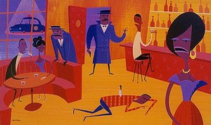 Harlem Knockout — Josh Agle (shag)