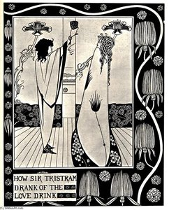 How Sir Tristram Drank Of The Love Drink — Aubrey Vincent Beardsley