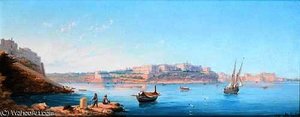 View of the bighi royal naval hospital from valletta