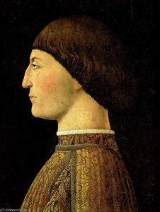 Portrait Of Sigismondo Malatesta, Louvre — Пиеро Дела Франческа, Early Renaissance Early Renaissance