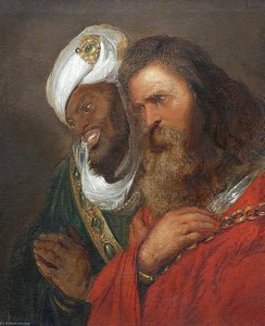Guy Of Lusignan And Saladin — Jan Andrea Lievens Jan Lievens