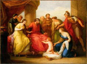 The Child Pyrrhos Imploring King Glaucus For Asylum — Angelica Kauffmann, Neoclassicism