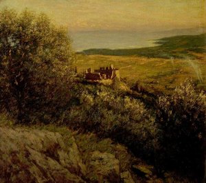 A Provençal Castle — Henry Herbert La Thangue, Romanticism