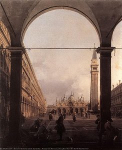 Piazza San Marco: Looking East From The North-west Corner — Каналетто