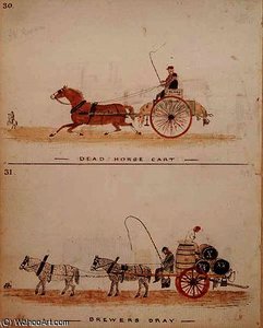 The Dead Horse Cart and the Brewer's Dray