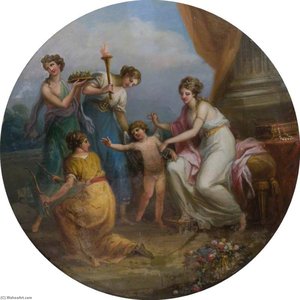 Disarming Of Cupid — Antonio Zucchi