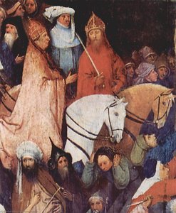 Heuwagen (detail) — Hieronymus Bosch