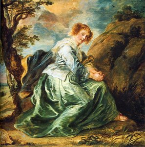 Hagar Nel Deserto — Peter Paul Rubens