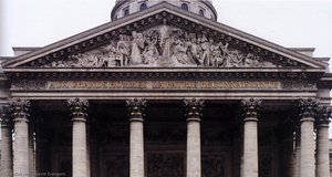 Pediment Relief Of The Pantheon — David D'angers, Neoclassicism