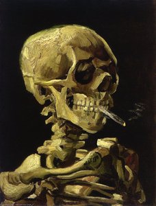 Skull Cigarette — Vincent Willem Van Gogh, Post-impressionism