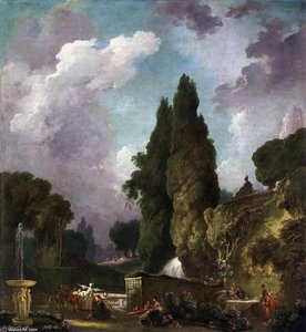 Blindman's Buff — Жан Оноре Фрагонар, Rococo