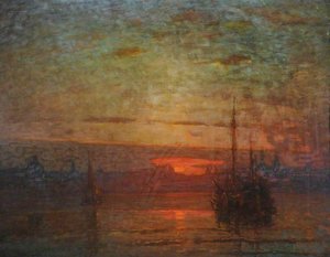 Sunset, Dordrecht, The Netherlands — Moffat Peter Lindner