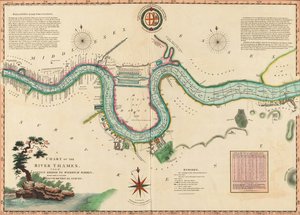 A Chart Of The River Thames From London Bridge To Woolwich Warren — David Martin Scott Steel, Baron Steel Of Aikwood, Neoclassicism